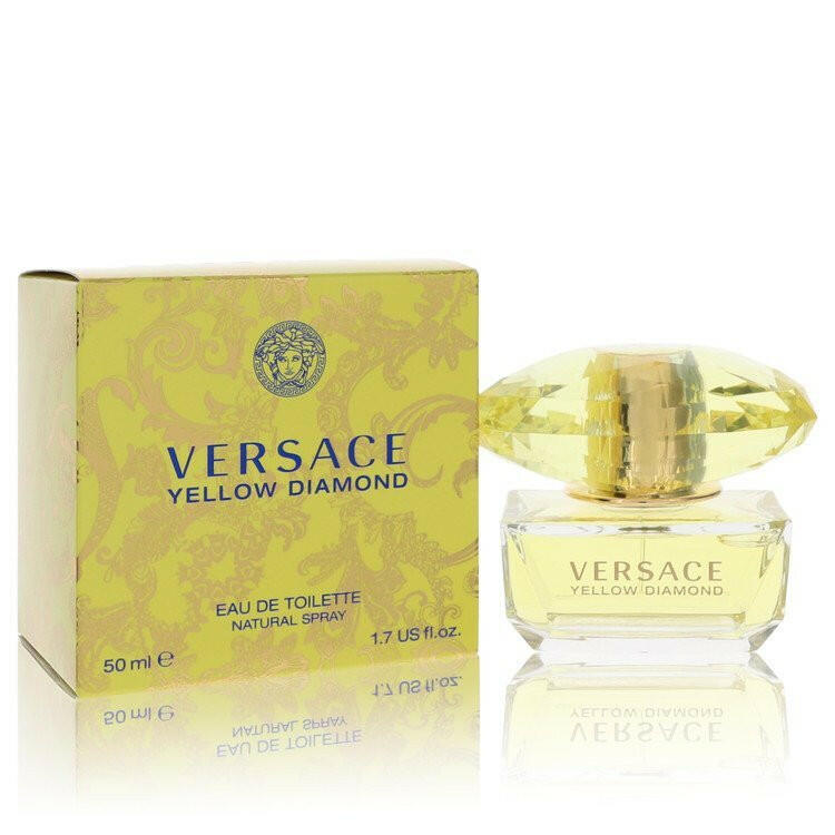 Versace Yellow Diamond Eau De Toilette Spray for Women, 1.7 Fl Oz