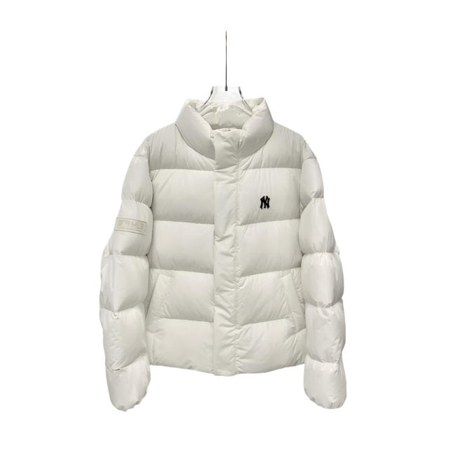 MLB White Puffer Down Jacket