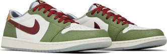 Air Jordan 1 Retro Low OG 'Year of the Dragon' Oil Green Sneakers for Men