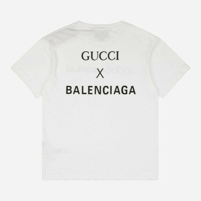 Balenciaga X Gucci Blackwhite T Shirt Dn26673 – Blosnyfl