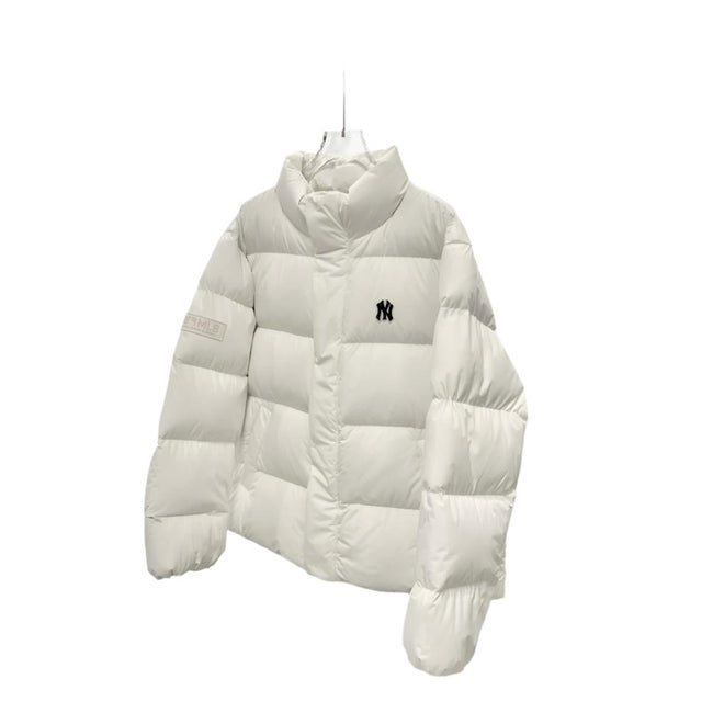 MLB White Puffer Down Jacket