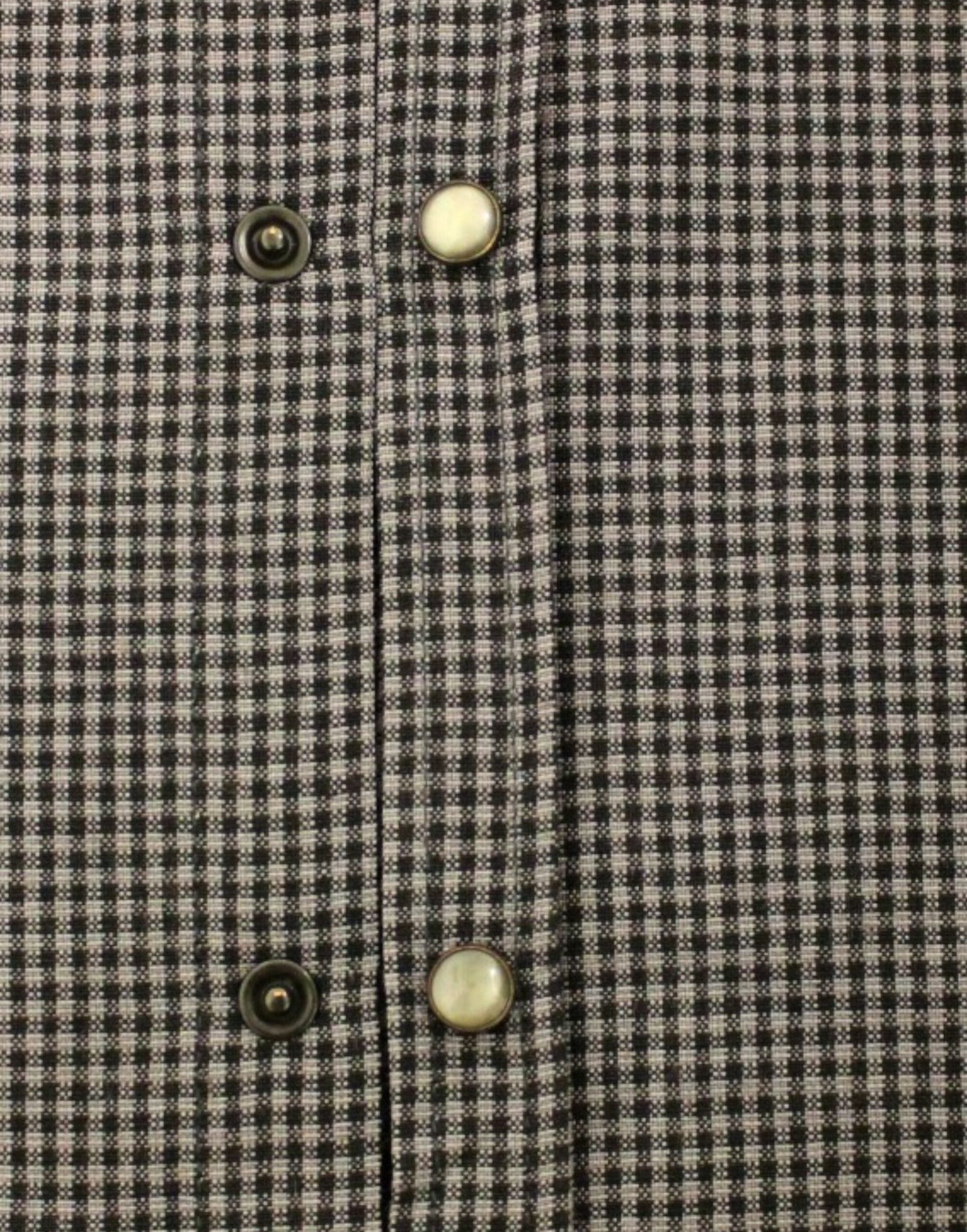 Traje Nacional Camisa casual lino gris