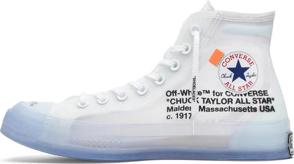 Off-White x Chuck 70 'The Ten' Converse Chuck Taylor All-Star Vulcanized Hi Off-White - GENUINE AUTHENTIC BRAND LLC