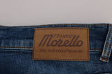 Schicke Slim Fit-Jeans in verwaschener Blautöne von Frankie Morello