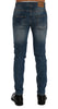Frankie Morello Svelte Italian Denim - Slim Fit-Jeans in Blau