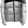 THE NORTH FACE 013 Blue Gray Metallic Down Jacket