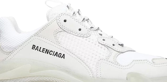 Balenciaga Triple S Clear Sole Triple White Wmns 'White Clear Sole' - GENUINE AUTHENTIC BRAND LLC  