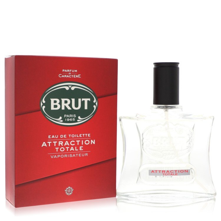 Brut Attraction Totale by Faberge Eau De Toilette Spray 3.4 oz (Men)