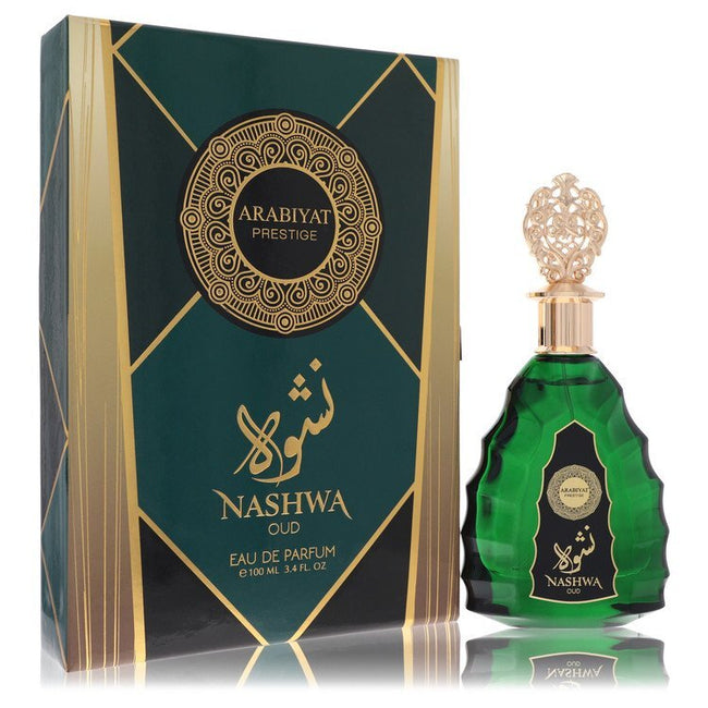 Arabiyat Prestige Nashwa Oud by Arabiyat Prestige Eau De Parfum Spray (Unisex) 3.4 oz (Men)