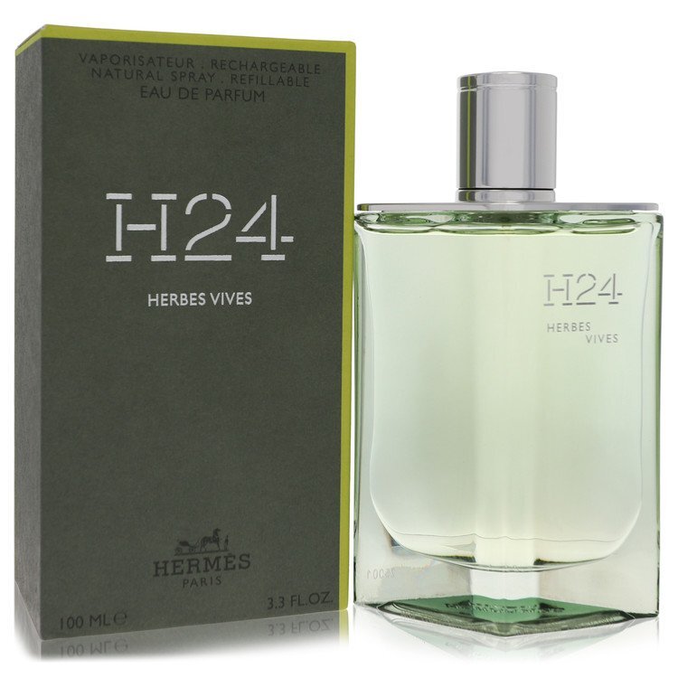 Hermes H24 Herbes Vives by Hermes Eau De Parfum Refillable Spray 3.4 oz (Men)