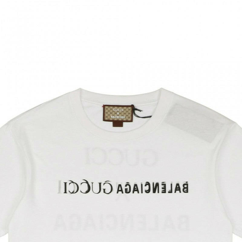 GUCCI X BALENCIAGA BRAND STORY T-SHIRT (COLLABORATION), Men's Fashion, Tops  & Sets, Tshirts & Polo Shirts on Carousell