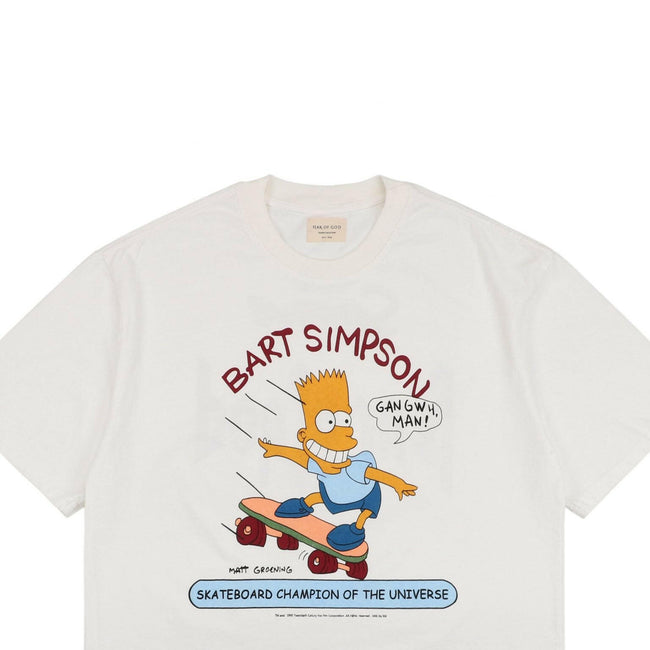 FEAR OF GOD ESSENTIALS X BART SIMPSON T-SHIRT 2019 SPRING-SUMMER APPAREL COLLECTION - GENUINE AUTHENTIC BRAND LLC  