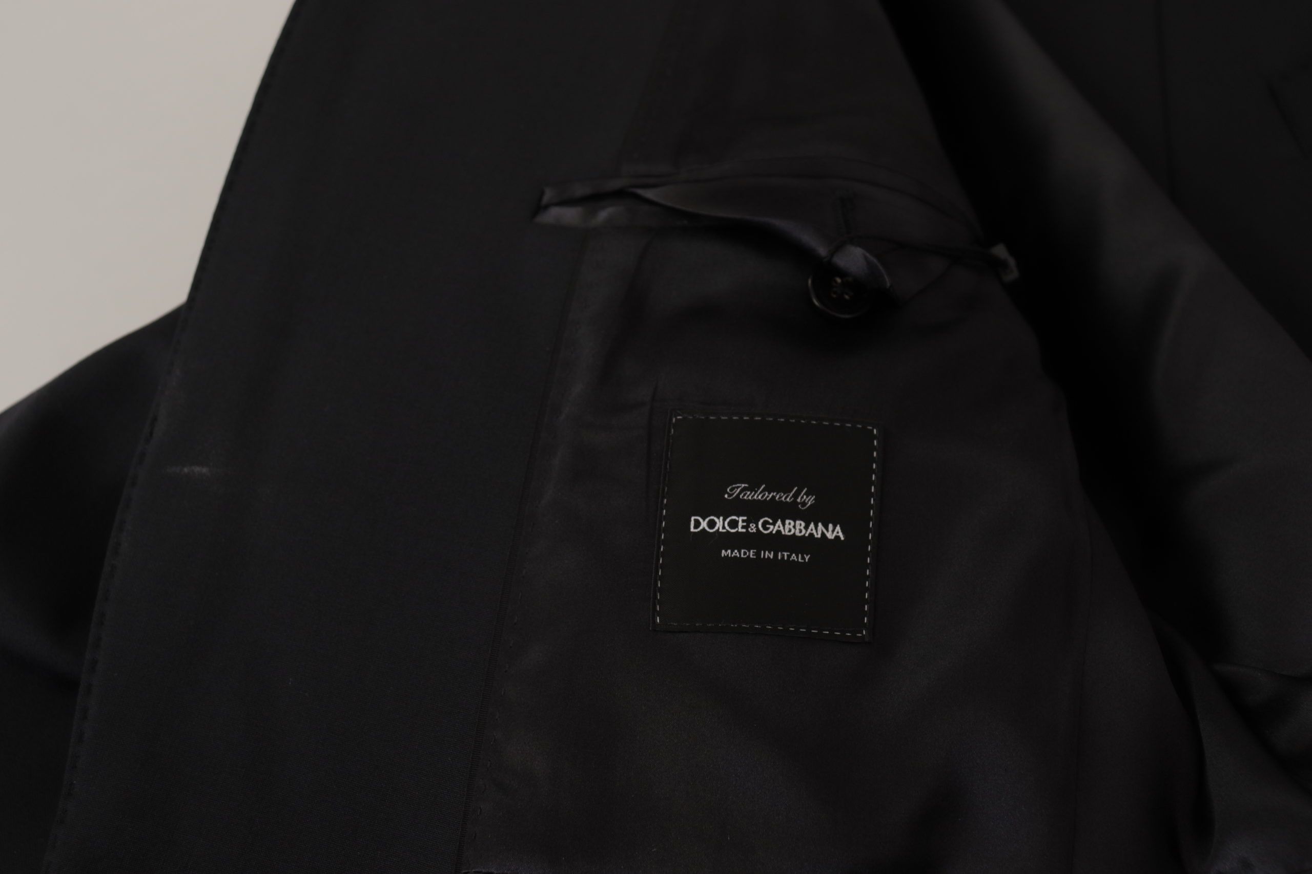 Dolce & Gabbana Elegante blazer de lana con botonadura sencilla