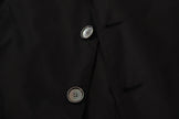 Dolce & Gabbana Elegante blazer de algodón negro Taormina