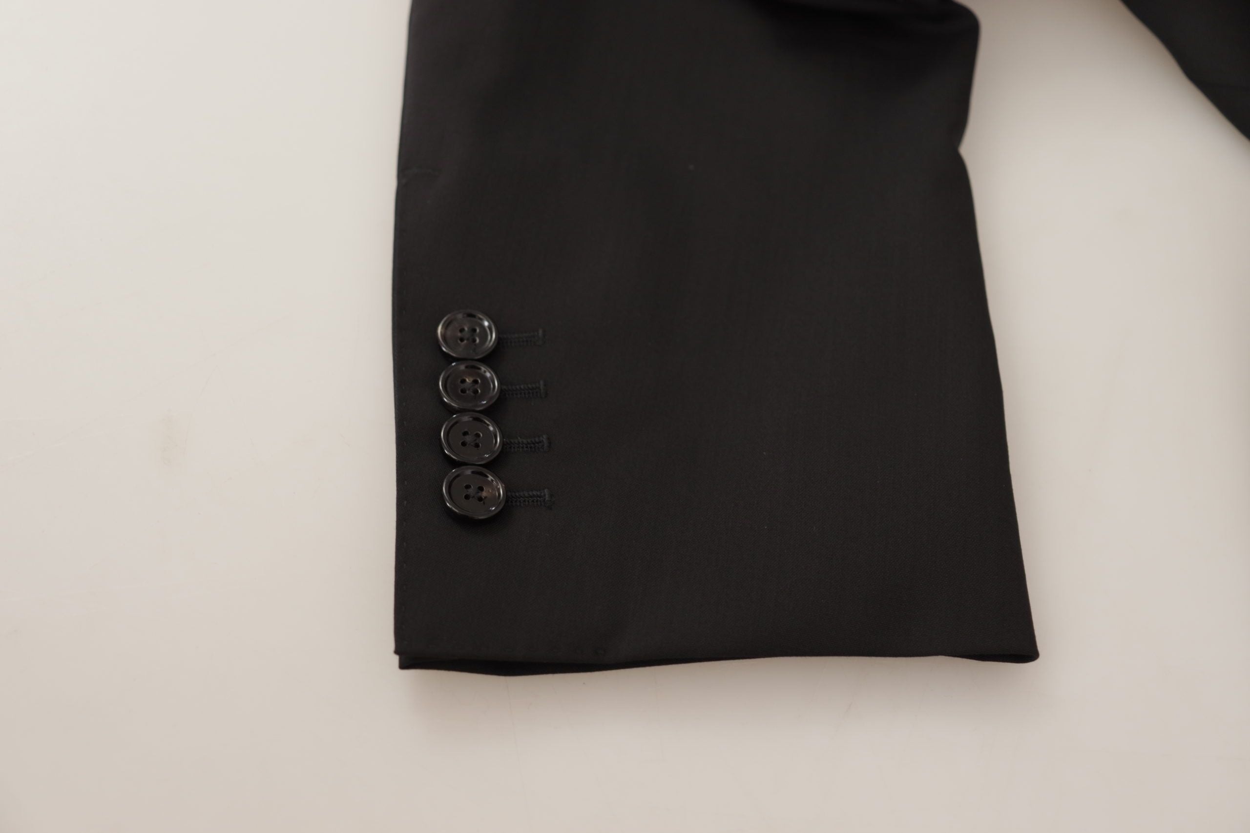 Dolce & Gabbana – Elegante, schmal geschnittene schwarze Blazerjacke
