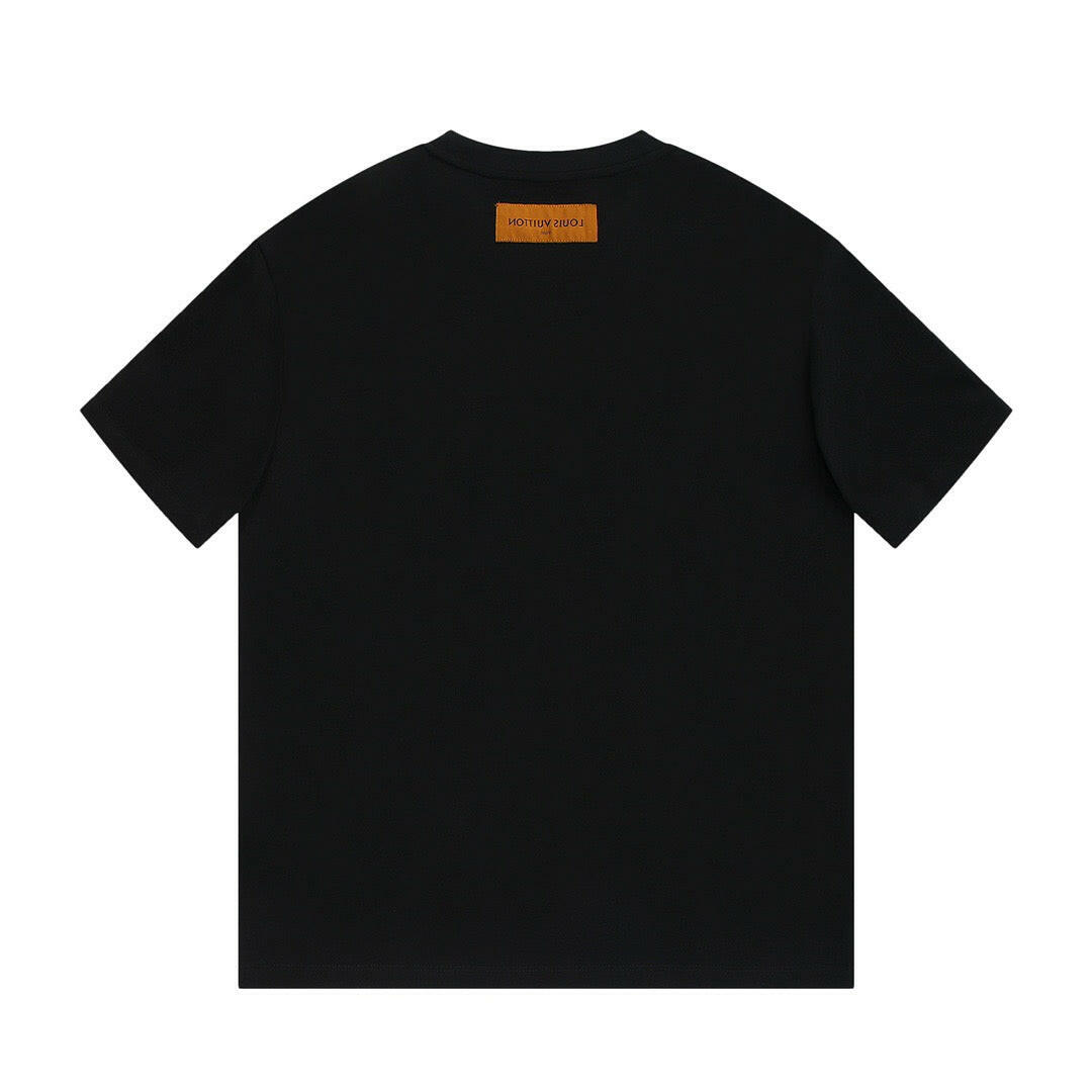 Louis Vuitton 2020 Spray Chain T-Shirt - Black T-Shirts, Clothing