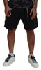 Dsquared² Black Cotton Cargo Boxer Above Knee Shorts