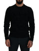 Dolce & Gabbana Elegant Black Logo Wool Sweater