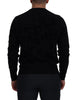 Dolce & Gabbana Elegante suéter de lana con logo negro