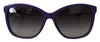 Dolce & Gabbana Elegante violette runde Sonnenbrille für Damen
