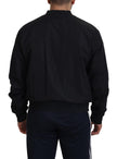 Dolce & Gabbana Elegant Black Bomber Jacket