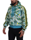 Dolce & Gabbana Mehrfarbiges Kapuzensweatshirt aus Baumwolle und Seide