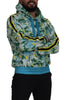 Dolce & Gabbana Mehrfarbiges Kapuzensweatshirt aus Baumwolle und Seide