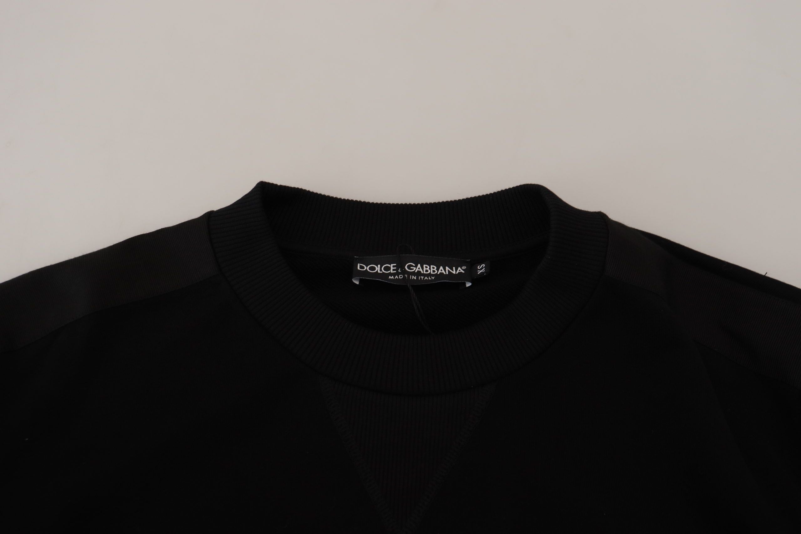 Dolce & Gabbana Elegant Crewneck Cotton Blend Sweater