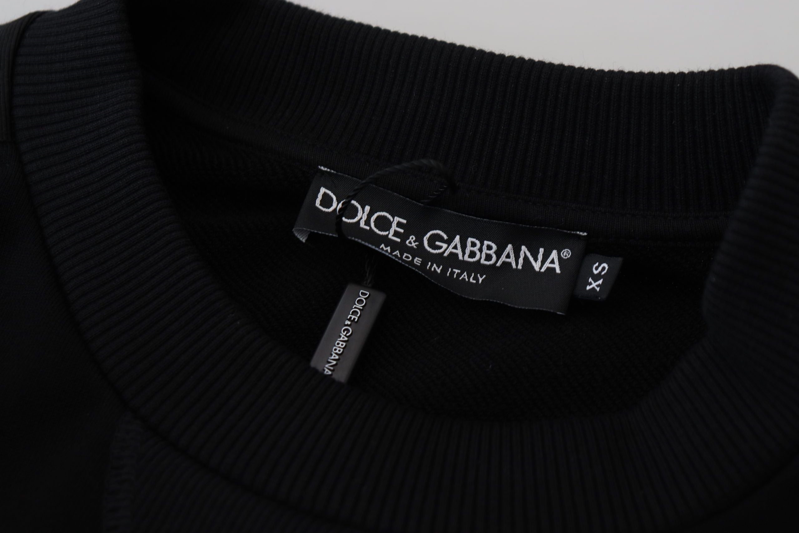 Dolce & Gabbana Elegant Crewneck Cotton Blend Sweater