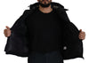 Dolce & Gabbana – Elegante, schwarze, kurzärmlige Jacke mit Kapuze