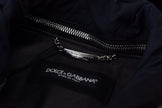 Dolce & Gabbana Elegante schwarze Bomber-Blousonjacke