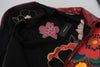 Dolce & Gabbana Maroon Floral Luxe Jacket