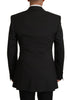 Dolce & Gabbana Elegant Slim Black Wool Blazer Jacket