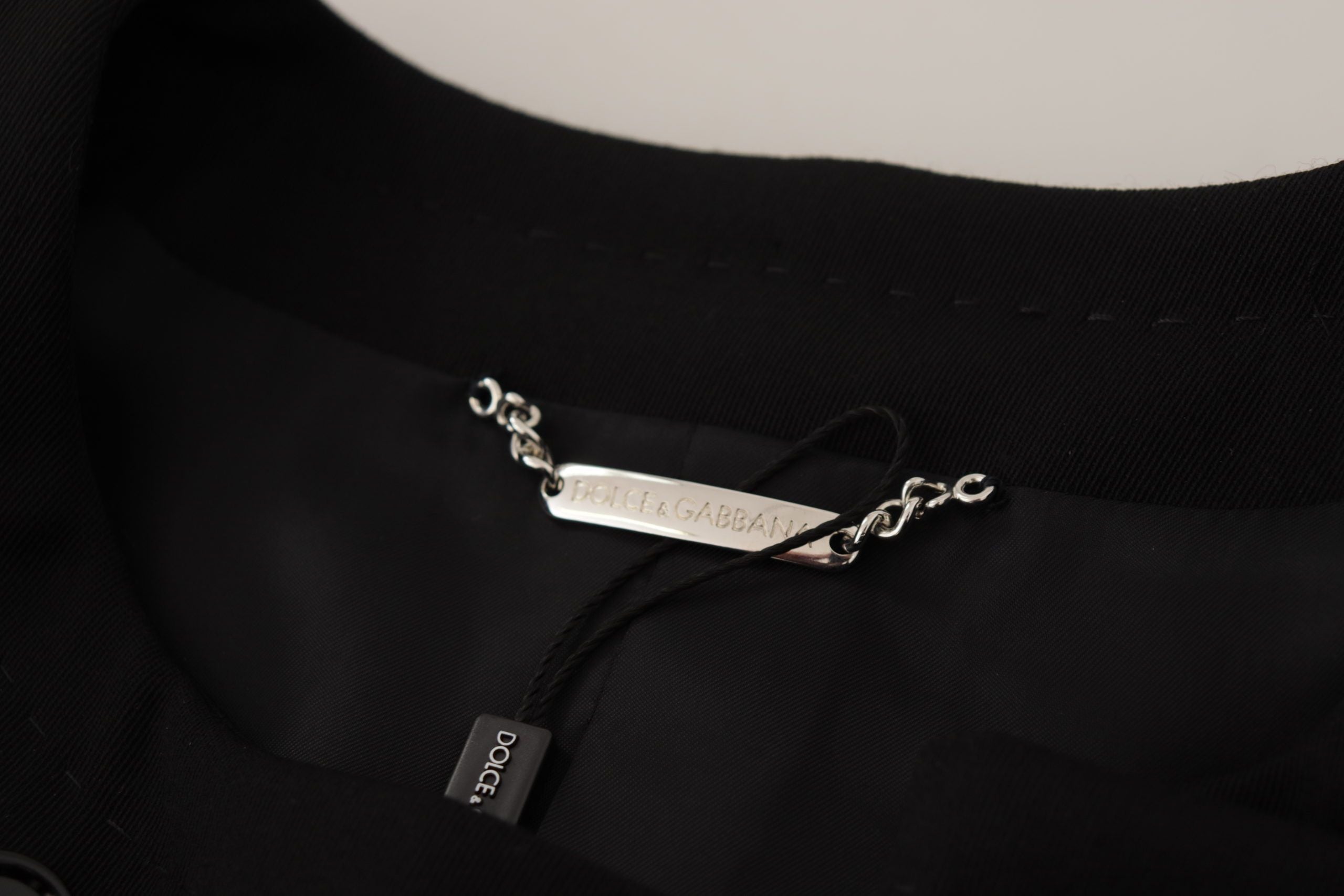 Dolce & Gabbana Blazer elegante de lana con doble botonadura y corte slim