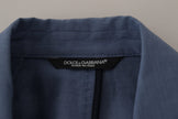 Dolce & Gabbana Elegante einreihige Leinenjacke