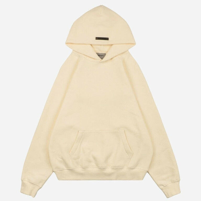 Fear Of God Essential 2021 Fall-Winter Cream Hoodie Apparel Collection - GENUINE AUTHENTIC BRAND LLC  