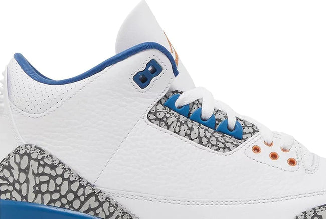 Air Jordan 3 Retro 'Washington Wizards' True Blue Sneakers for Men - GENUINE AUTHENTIC BRAND LLC