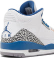 Air Jordan 3 Retro 'Washington Wizards' True Blue Sneakers for Men - GENUINE AUTHENTIC BRAND LLC