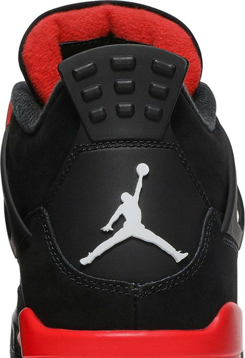 Nike Air Jordan 4 Retro Shoes Red Thunder Black Palestine