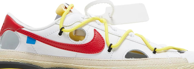 Blazer Low x Off-White White and University Red (2022) Sneakers for Unisex - GENUINE AUTHENTIC BRAND LLC