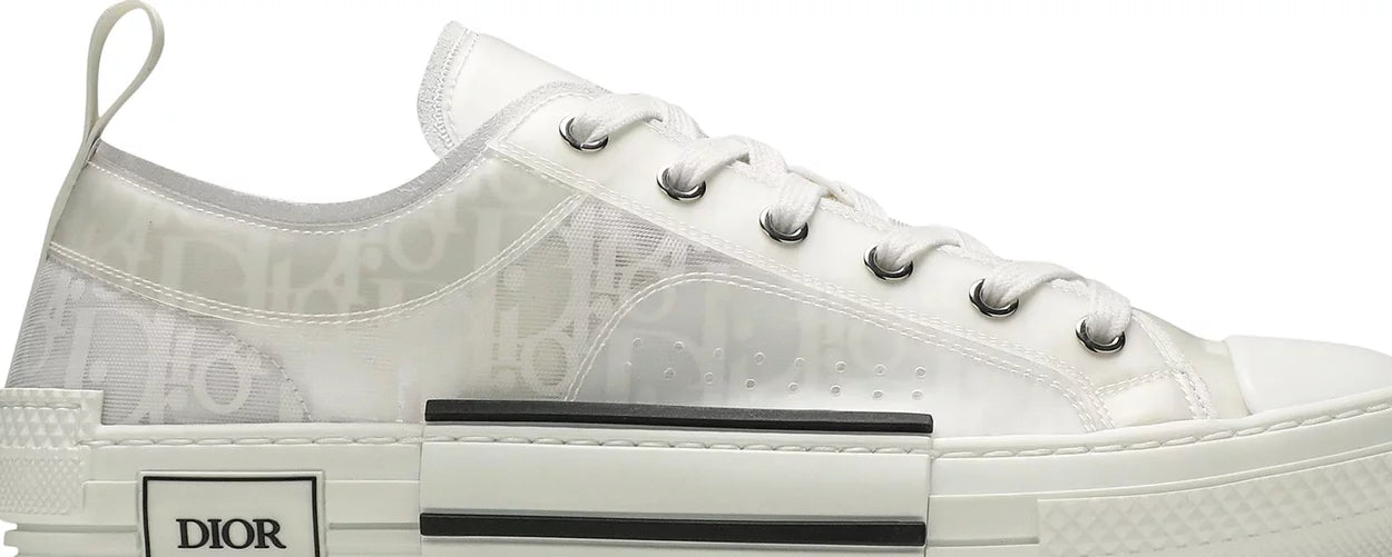 Dior B23 Low Top Oblique 'White' Sneakers for Men - GENUINE AUTHENTIC BRAND LLC