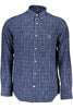 Gant Elegantes blaues Hemd aus Bio-Baumwolle für Herren