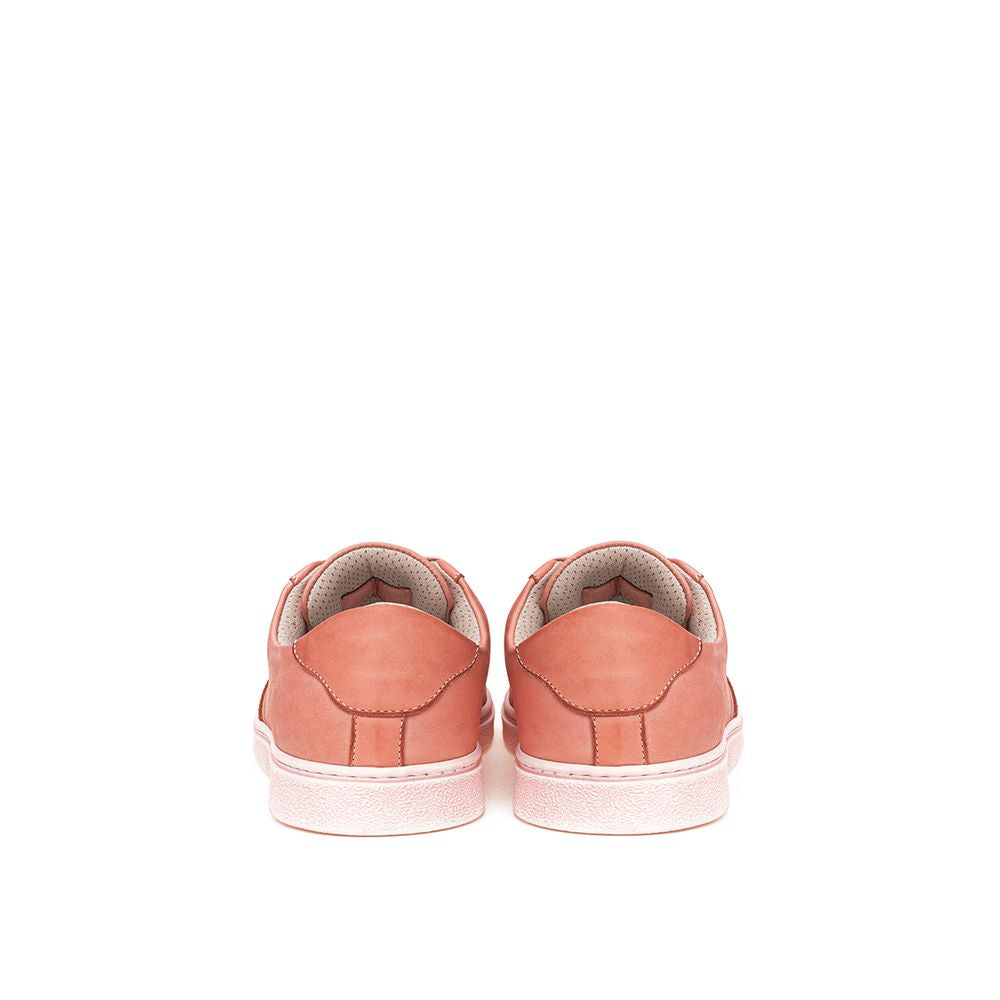 Etro Elegant Pink Leather Sneakers for the Modern Man