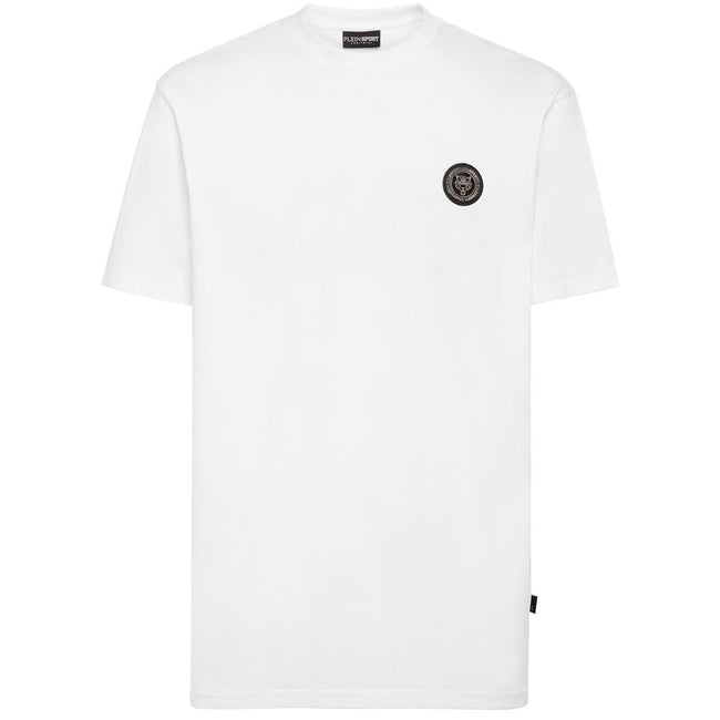 Plein Sport – Schickes Baumwoll-T-Shirt mit charakteristischen Details