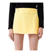 Patrizia Pepe Yellow Polyester Skirt