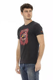 Trussardi Action Sleek – T-Shirt mit Rundhalsausschnitt und schickem Frontprint