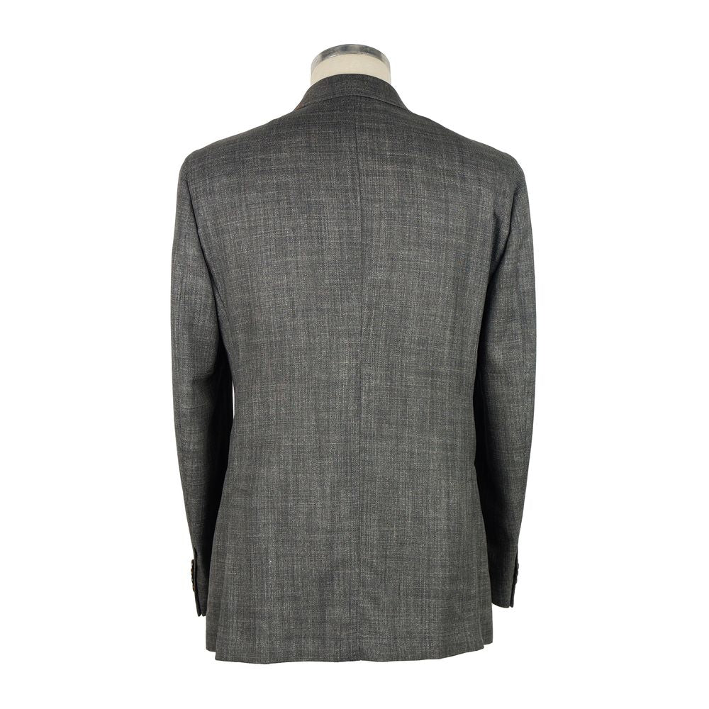 Emilio Romanelli Elegante chaqueta de verano de lana y lino para hombre