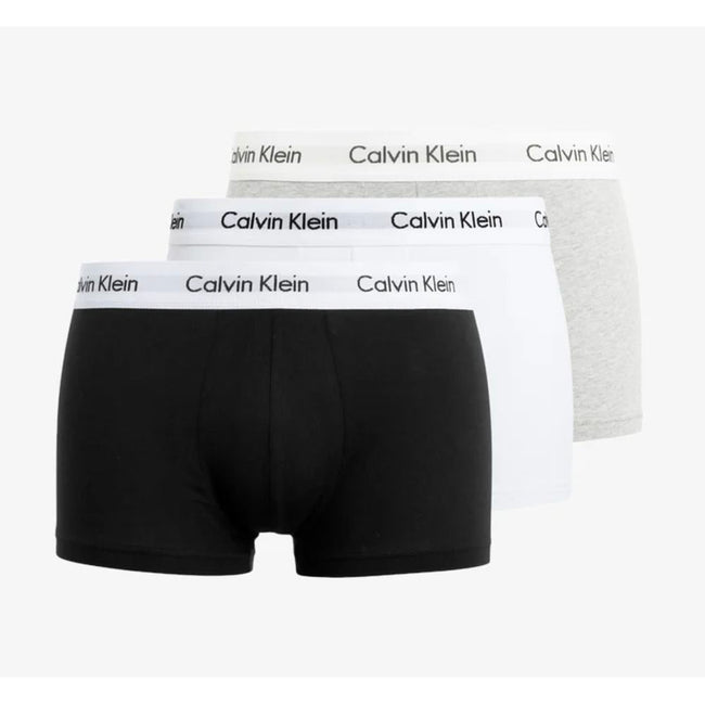 Conjunto de braguitas en mezcla de algodón tricolor de Calvin Klein