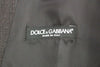 Dolce & Gabbana Elegante gestreifte graue Weste
