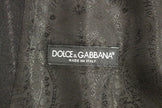 Dolce & Gabbana – Elegante, einreihige Weste mit schwarzen Streifen
